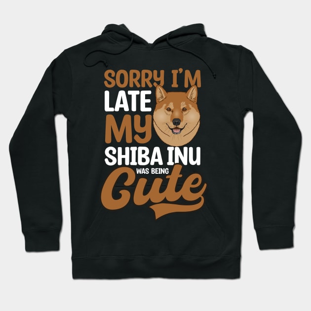 Shiba Inu Shirt | Was Beeing Cute Hoodie by Gawkclothing